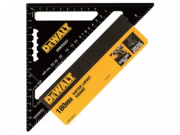 DeWALT Hand Tools Metric Speed Square 18cm £16.99